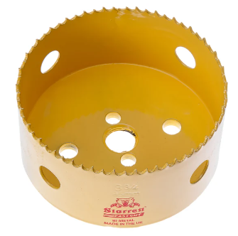 Fast Cut Holesaw Cutter 95mm – Extra Large Bi-Metal Hole Saw for Steel, Plastic & Timber